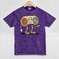Retro Gamer 80s 90s Gaming Nostalgia Video Game Men Mineral Wash Tshirts Mineral Purple