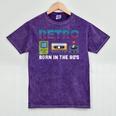 Retro Gaming Nostalgia Tee Perfect For Vintage Lovers Mineral Wash Tshirts Mineral Purple