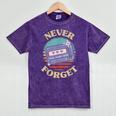 Retro Pager Never Forget Nostalgia Vintage Mineral Wash Tshirts Mineral Purple