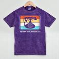 Retro Rotary Dial Nostalgia Dial Phone Mineral Wash Tshirts Mineral Purple