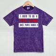 Retro Sarcastic Introvert I Used To Be A People Person Mineral Wash Tshirts Mineral Purple