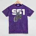 Retro Simme Moped Nostalgia Eastern Block Schwalbe Driver DDR Mineral Wash Tshirts Mineral Purple