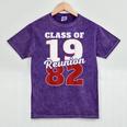 Reunion 1982 Class Of 1982 Reunion 82 Graduation 1982 Mineral Wash Tshirts Mineral Purple