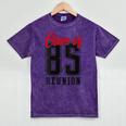Reunion 1985 Matching Graduation High School Class Of 1985 Mineral Wash Tshirts Mineral Purple