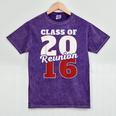 Reunion 2016 Class Of 2016 Reunion 16 Graduation 2016 Mineral Wash Tshirts Mineral Purple