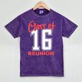 Reunion 2016 Class Of 2016 Matching Graduation High School Mineral Wash Tshirts Mineral Purple