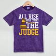 All Rise Here Comes The Judge Lawyer Graduation Quote Mineral Wash Tshirts Mineral Purple