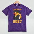 Rubber Duck Class Of 2027 Senior 2027 Graduation Year Senior Mineral Wash Tshirts Mineral Purple