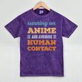 Running On Anime Social Introvert Humor Vintage Mineral Wash Tshirts Mineral Purple Running On Anime Social Introvert Humor Vintage Mineral Wash Tshirts Mineral Purple
