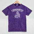 Sailor I Graduated Can I Go Back To Boat Now Graduation Mineral Wash Tshirts Mineral Purple