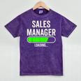 Sales Manager Loading Graduation Graduate New Job Mineral Wash Tshirts Mineral Purple