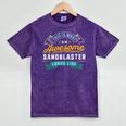 Sandblaster Shirt Awesome Job Occupation Graduation Mineral Wash Tshirts Mineral Purple