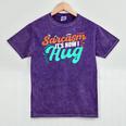 Sarcasm It's How I Hug Sarcastic Humor Introvert Mineral Wash Tshirts Mineral Purple