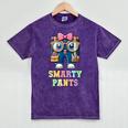 Sarcastic Little MISS SMARTY PANTS Graduation Alumni Game On Mineral Wash Tshirts Mineral Purple