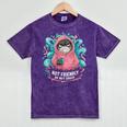 Sarcastic Loner Introvert Clothing Not Friendly Do Not Touch Small Mineral Wash Tshirts Mineral Purple