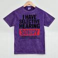 Sarcastic Sayings Introvert I Have Selective Hearing Mineral Wash Tshirts Mineral Purple Sarcastic Sayings Introvert I Have Selective Hearing Mineral Wash Tshirts Mineral Purple