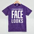 Sarcastic Shy People Introverts I'm Nicer Than My Face Looks Mineral Wash Tshirts Mineral Purple Sarcastic Shy People Introverts I'm Nicer Than My Face Looks Mineral Wash Tshirts Mineral Purple
