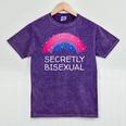 Secretly Bisexual Bi Introvert Bi Pride Antisocial LGBTQ Mineral Wash Tshirts Mineral Purple Secretly Bisexual Bi Introvert Bi Pride Antisocial LGBTQ Mineral Wash Tshirts Mineral Purple