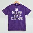 See This Is Why I Wanted To Stay Home Introvert Quote Mineral Wash Tshirts Mineral Purple See This Is Why I Wanted To Stay Home Introvert Quote Mineral Wash Tshirts Mineral Purple