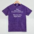 See This Is Why I Wanted To Stay Home Introvert Quote Mineral Wash Tshirts Mineral Purple