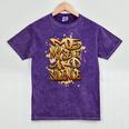 Self Care Introvert Relaxation Me Myself And Silence Retro Mineral Wash Tshirts Mineral Purple