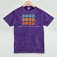 Senior 2022 Shirt Class Of 2022 Retro Graduation Grad Mineral Wash Tshirts Mineral Purple