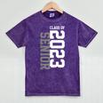 Senior 2023 Senior 23 Senior Class Of 2023 Graduation Done Mineral Wash Tshirts Mineral Purple