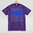 Senior 2024 Graphic Class Of 2024 Graduation Graphic Mineral Wash Tshirts Mineral Purple