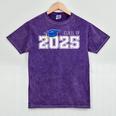 Senior 2025 Class Of 2025 Seniors Graduation 2025 Senior 25 Mineral Wash Tshirts Mineral Purple