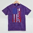 Senior 2026 Baseball American Flag Class Of 2026 Graduation Mineral Wash Tshirts Mineral Purple