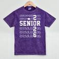 Senior 2026 Class Of 2026 Back To School Graduation Students Mineral Wash Tshirts Mineral Purple