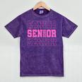 Senior 2026 Class Of 2026 Boys Girls Matching Graduation Mineral Wash Tshirts Mineral Purple