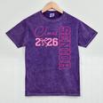 Senior 2026 Class Of 2026 Coquette Bow Graduation 2026 Mineral Wash Tshirts Mineral Purple