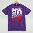 Senior 2026 Class Of 2026 Graduation 2026 Senior 26 Graduate Mineral Wash Tshirts Mineral Purple