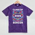 Senior 2026 Class Of 2026 Seniors Graduation 2026 Senior Mineral Wash Tshirts Mineral Purple