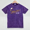 Senior 2026 Class Of 2026 Seniors Graduation School Senior Mineral Wash Tshirts Mineral Purple