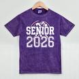 Senior 2026 Wrestling Class Of 2026 Wrestler Graduation Mineral Wash Tshirts Mineral Purple