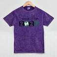 Senior 2027 Soccer Mom Final Season Class Of 2027 Graduation Mineral Wash Tshirts Mineral Purple
