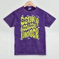 Senior Assassin Winner School Graduation Water Game Mineral Wash Tshirts Mineral Purple