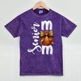 Senior Basketball Mom Class Of 2026 Player Graduation Grad Mineral Wash Tshirts Mineral Purple