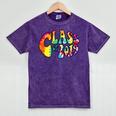 Senior Class Of 2019 Boho Tie Dye Graduation Mineral Wash Tshirts Mineral Purple