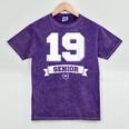 Senior Class Of 2019 Graduation School College Mineral Wash Tshirts Mineral Purple