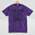 Senior Class 2019 Shirt High School College Graduation Mineral Wash Tshirts Mineral Purple