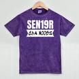 Senior Class 2019 Shirt High School Graduation Geek Mineral Wash Tshirts Mineral Purple