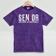 Senior Class 2019 T Shirt Graduation Graduate Tshirt Mineral Wash Tshirts Mineral Purple