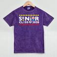 Senior Class Of 2020 90s TV Graduation For Grad Mineral Wash Tshirts Mineral Purple