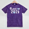 Senior Class Of 2021 Grad Shirt 2021 Graduation Mineral Wash Tshirts Mineral Purple