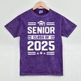 Senior Class Of 2025 Shirt High School Graduation 2025 Mineral Wash Tshirts Mineral Purple
