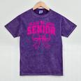 Senior Class Of 2026 Coquette Pink Bow Graduation 2026 Mineral Wash Tshirts Mineral Purple