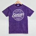Senior Class Of 2026 Graduation 2026 Senior 2026 Mineral Wash Tshirts Mineral Purple